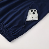 2025-26 Argentina Royal Blue Windbreaker Suit (Hoodie)(风衣套装)