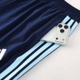 2025-26 Argentina Royal Blue Windbreaker Suit (Hoodie)(风衣套装)