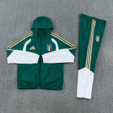 2025-26 Italy Green Windbreaker Suit (Hoodie)(风衣套装)