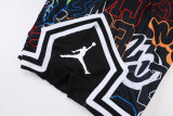 C2527 AJ Black Bastketball Casual Short Pants #烛影红