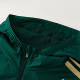 2025-26 Italy Green Windbreaker Suit (Hoodie)(风衣套装)