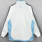 2006 Argentina White blue Retro Windbreaker