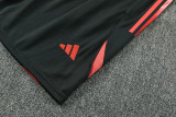 2025-26 Bayern Orange Tank top and shorts suit