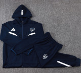 2025-26 ARS Royal blue Hoodie Jacket Tracksuit #F637