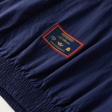 2026-27 Roma Royal blue Half Pull Windbreaker (半拉风衣)