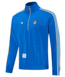 2026-27 RMA Fancy blue Half Pull Windbreaker (半拉风衣)