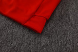 2025-26 Man Utd Red Hoodie Jacket Tracksuit #F642