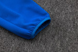 2025-26 RMA Lake Blue Hoodie Jacket Tracksuit #F636