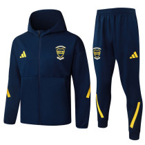 2025-26 Boca Juniors Royal blue Hoodie Jacket Tracksuit #F632