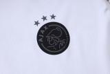 2025-26 Ajax White Hoodie Jacket Tracksuit #F631