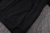 2025-26 Ajax Black Hoodie Jacket Tracksuit #F639