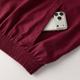 2026-27 ARS Brown Red Half Pull Windbreaker (半拉风衣)