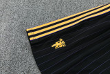 2025-26 Man Utd Black Tank top and shorts suit