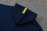 2025-26 Flamengo Royal blue Hoodie Jacket Tracksuit #F634