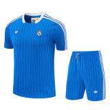 2026-27 RMA Blue Training Short Suit