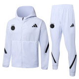 2025-26 Ajax White Hoodie Jacket Tracksuit #F631