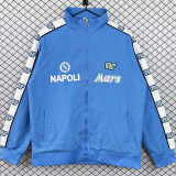 1988-1989 Napoli Mars Blue Retro Windbreaker