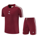 2025-26 ARS Brown Red Training Short Suit