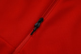 2025-26 Man Utd Red Hoodie Jacket Tracksuit #F642