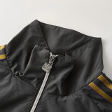 2026-27 RMA Dark gray Half Pull Windbreaker (半拉风衣)