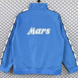 1988-1989 Napoli Mars Blue Retro Windbreaker