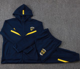 2025-26 Boca Juniors Royal blue Hoodie Jacket Tracksuit #F632