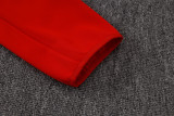 2025-26 Man Utd Red Hoodie Jacket Tracksuit #F642