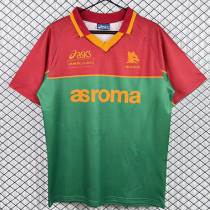 1995-1996 Roma Red Gren Retro Training shirts