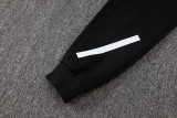 2025-26 RMA Black Hoodie Jacket Tracksuit #F633
