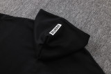 2025-26 JUV Black Hoodie Jacket Tracksuit #F640