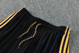2025-26 Man Utd Black Tank top and shorts suit