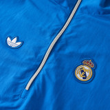 2026-27 RMA Fancy blue Half Pull Windbreaker (半拉风衣)