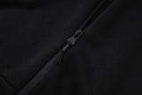 2025-26 Ajax Black Hoodie Jacket Tracksuit #F639