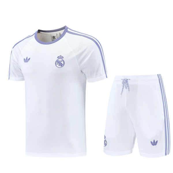 2026-27 RMA White Training Short Suit