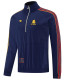 2026-27 Roma Royal blue Half Pull Windbreaker (半拉风衣)