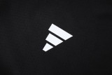 2025-26 Ajax Black Hoodie Jacket Tracksuit #F639
