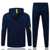 2025-26 Boca Juniors Royal blue Hoodie Jacket Tracksuit #F632