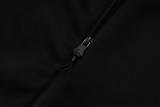 2025-26 RMA Black Hoodie Jacket Tracksuit #F633