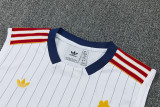 2026-27 Roma White Tank top and shorts suit