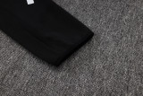 2025-26 RMA Black Hoodie Jacket Tracksuit #F633