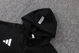 2025-26 JUV Black Hoodie Jacket Tracksuit #F640