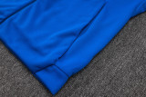 2025-26 RMA Lake Blue Hoodie Jacket Tracksuit #F636