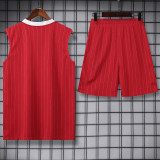 2025-26 Man Utd Red Tank top and shorts suit