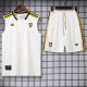 2025-26 Man Utd White Tank top and shorts suit