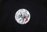 2025-26 Ajax Black Hoodie Jacket Tracksuit #F639