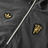 2026-27 RMA Dark gray Half Pull Windbreaker (半拉风衣)
