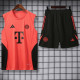 2025-26 Bayern Orange Tank top and shorts suit