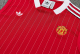 2025-26 Man Utd Red Tank top and shorts suit