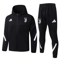 2025-26 JUV Black Hoodie Jacket Tracksuit #F640