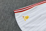 2026-27 Roma White Tank top and shorts suit